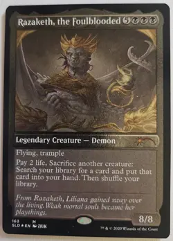Razaketh, the Foulblooded (Foil Etched) Secret Lair Drop Foil - Image 1
