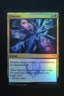 Magic The Gathering MTG FRACTURE FOIL Strixhaven: School of Mages LP Played - Image 1