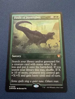 MTG Finale of Devastation (Foil Etched) Commander Masters NM - Image 1