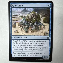 Ruin Crab - 075/280 - Zendikar Rising - MTG - NM - Regular Uncommon - Image 1