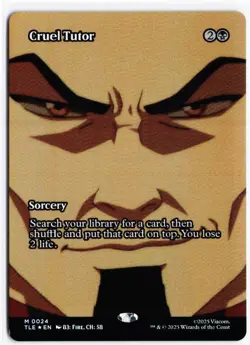 Cruel Tutor 24 Avatar: The Last Airbender Eternal Borderless Foil NM - Image 1