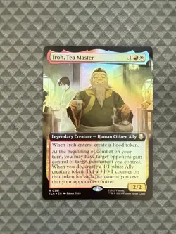 MTG Iroh, Tea Master #0381 Foil Ext. Art Rare Avatar: The Last Airbender (TLA) - Image 1