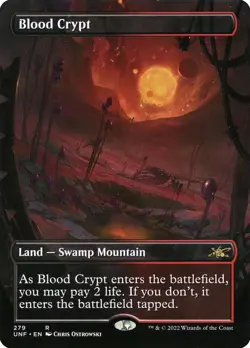 [MTG] Blood Crypt (Borderless) (279) (UNF) NM - Image 1