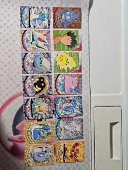 Misc Pokemon TCG Topps/TV Animation Card Lot (14 Cards) LP-MP Holo/Non Holo - Image 1