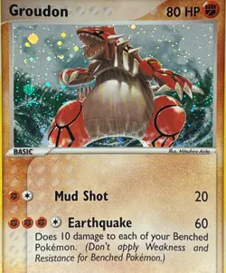 Groudon 102/101 Pokemon 2004 EX Hidden Legends-Secret Rare Holo -NM+ - Image 2