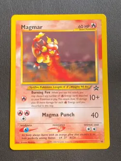 ENGLISH POKEMON MAGMAR 44 PROMO BLACK STAR WIZARDS - EXC/NM - Image 1