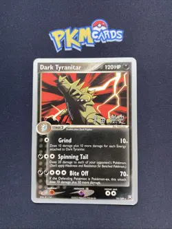 Pokemon TCG Dark Tyranitar World Championship 2005 19/109 Regular Rare LP. - Image 1