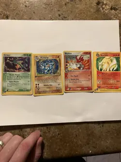 Pokemon TCG Vintage Lot Of 4 Cards Holo And Non Holo - Image 1