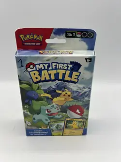 Pokemon My First Battle Two Mini Starter Decks Pikachu & Bulbasaur Sealed New EN 820650852534 - Image 1
