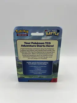 Pokemon My First Battle Two Mini Starter Decks Pikachu & Bulbasaur Sealed New EN 820650852534 - Image 2