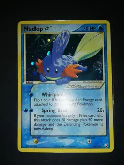 Mudkip Gold Star 107/109 EX Team Rocket Returns Pokemon - Image 2