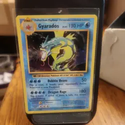 HOLO BLEED RARE Gyarados Holo Rare 34/108 XY Evolutions Pokemon Card Misprint - Image 1