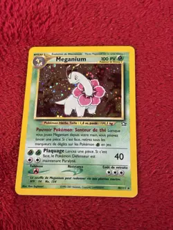 Meganium 10/111 Neo Genesis Unlimited Holo FRENCH Wotc Pokemon Card Lp - Image 5