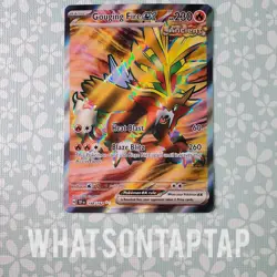 Pokemon Card Gouging Fire Ex 188/162 Secret Rare Scarlet Violet Temporal Forces - Image 1