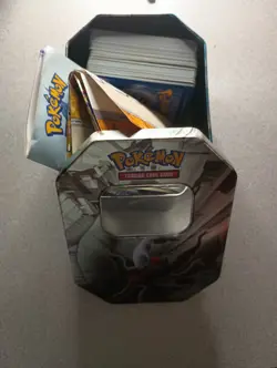 125 Vintage Pokemon Card Lot With Vintage Collectors Tin - Image 1