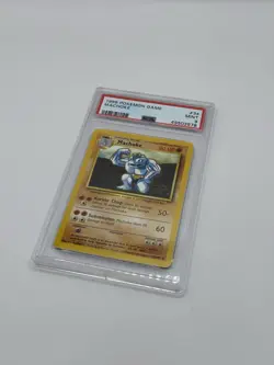 1999 Pokemon Base MACHOKE 34/102 PSA 9 MINT WOTC Vintage Graded Card - Image 2