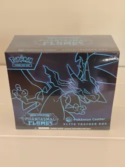 SEALED Pokemon Phantasmal Flames POKEMON CENTER ETB Elite Trainer Box - Image 1