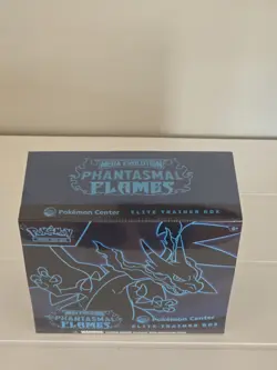 SEALED Pokemon Phantasmal Flames POKEMON CENTER ETB Elite Trainer Box - Image 5