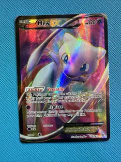 Mew EX Full Art 120/124 Ultra Rare BW Dragons Exalted Pokemon TCG - Image 1