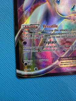 Mew EX Full Art 120/124 Ultra Rare BW Dragons Exalted Pokemon TCG - Image 5