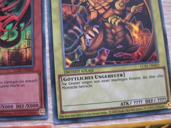 Agyptische Gotterkarten Slifer, Obelisk, Ra Ultra Rare 3er Set LC01 DE Yugioh NM - Image 4