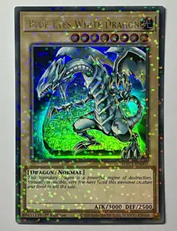 Blue-Eyes White Dragon HAC1-EN001 (LP) Duel Terminal Rare Hidden Arsenal YuGiOh - Image 1