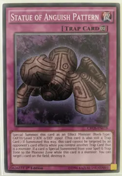 YuGiOh Statue of Anguish Pattern 1st Edition CROS-EN078 - Image 1