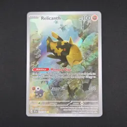 Pokemon TCG Card Relicanth 173/162 Temporal Forces Illustration Rare - NM - Image 1
