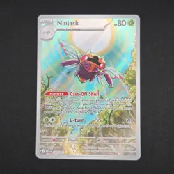 Pokemon TCG Card Ninjask 137/132 Mega Evolution Illustration Rare Holo - NM - Image 1
