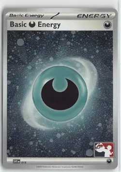 Pokemon Prize Pack Series Cards Stamped Foil Common #015 Basic Darkness Energy - Image 1