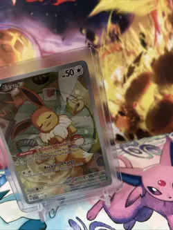 Pokemon Eevee Prismatic Evolutions Promo TCG-Svp173 Holo Card Mint Condition - Image 3