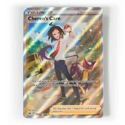 Pokemon - Cheren's Care - GG58/GG70 - SWSH Crown Zenith - Full Art Trainer Card - Image 1