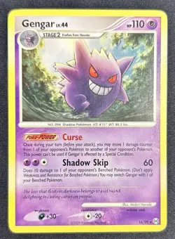 Pokemon TCG Arceus Gengar Non-Holo Card 16/99 - MP - Image 1