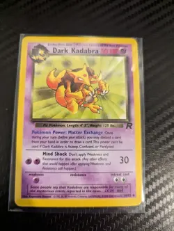 Pokemon Tcg DARK KADABRA 1999-2000 Team Rocket 39/82 - Pokemon Card - NM - Image 1