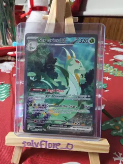Pokemon TCG Serperior EX Sir 164/086 Black Bolt English Card Near Mint Condition - Image 1