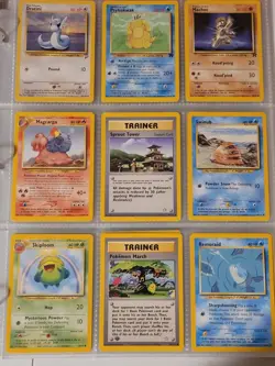 Pokemon Vintage Lot Of 59 Cards From Base Set To Neo Sets - Image 3