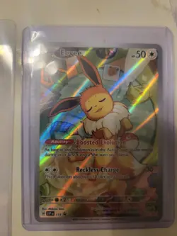 Pokemon TCG Eevee 173 Holo Promo Card Prismatic Evolutions Near/Mint Condition - Image 1