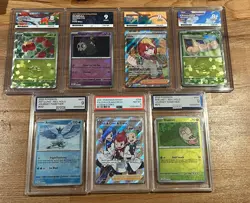 Mixed bundle Graded English Pokemon Cards PSA ACE AGS 9/8 Sylveon Mela Articuno - Image 1