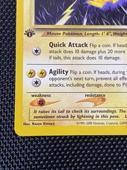 Pikachu 70/111 1st Edition Neo Genesis Regular Pokemon Card - Image 5