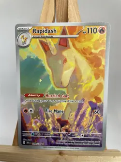 Pokemon TCG - Rapidash - Illustration Rare Card - Destined Rivals Series 189/182 - Image 1