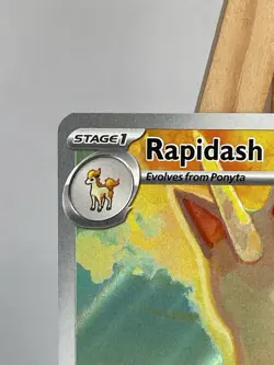 Pokemon TCG - Rapidash - Illustration Rare Card - Destined Rivals Series 189/182 - Image 4
