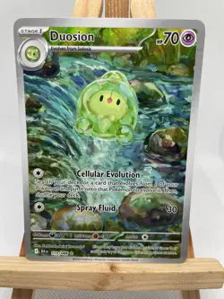 Pokemon TCG Duosion -Black Bolt & White Flare - Illustration Rare Card - 119/086 - Image 1