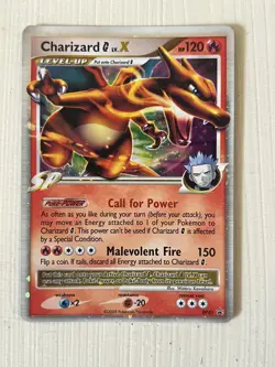 Charizard G Lv. X Black Star Promo MP Holo DP45 2009 Pokemon TCG Card - Image 1
