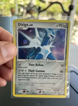 Pokemon TCG Dialga LV.68 Holo Rare Black Star Promo Card Diamond & Pearl DP26 - Image 3