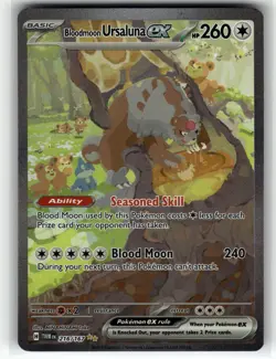 Bloodmoon Ursaluna ex 216/167 SV06: Twilight Masquerade NM Pokemon Card TCG - Image 1