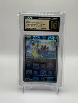 Lapras Master Ball CGC PRISTINE 10 131/165 Sv2a Pokemon Card 151 Japanese - Image 1