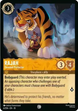 ~ Rajah - Devoted Protector ~ NM Cold Foil ~ Whispers in the Well ~ - Image 1