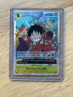 Monkey D Luffy (OP07-109 SR 500 Years in the Future One Piece Card. US Seller - Image 1