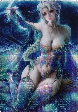 ELSA FROZEN CFORCARD ANGELS Custom Art Goddess Story Anime Collectible Card - Image 1