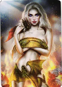 Daenerys CFORCARD ANGELS Custom Art Goddess Story Anime Collectible Card - Image 1